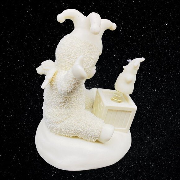 Vintage 2000 Department 56 Snowbabies “Pop Goes The Snowman” Figurine 4.5”T 3”W - Picture 3 of 7